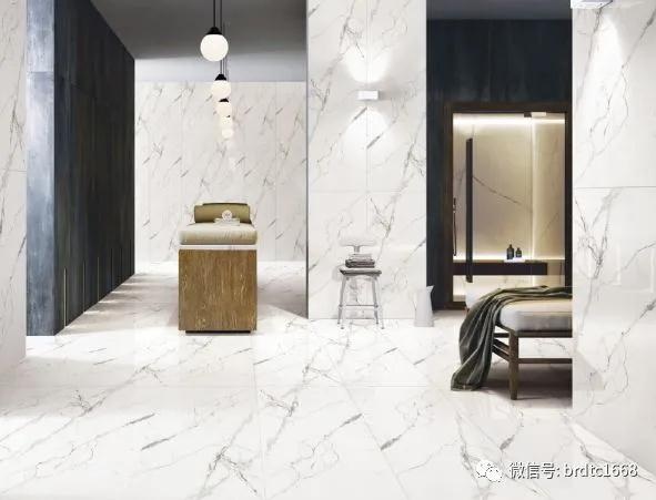 布兰顿大理石瓷砖空间效果