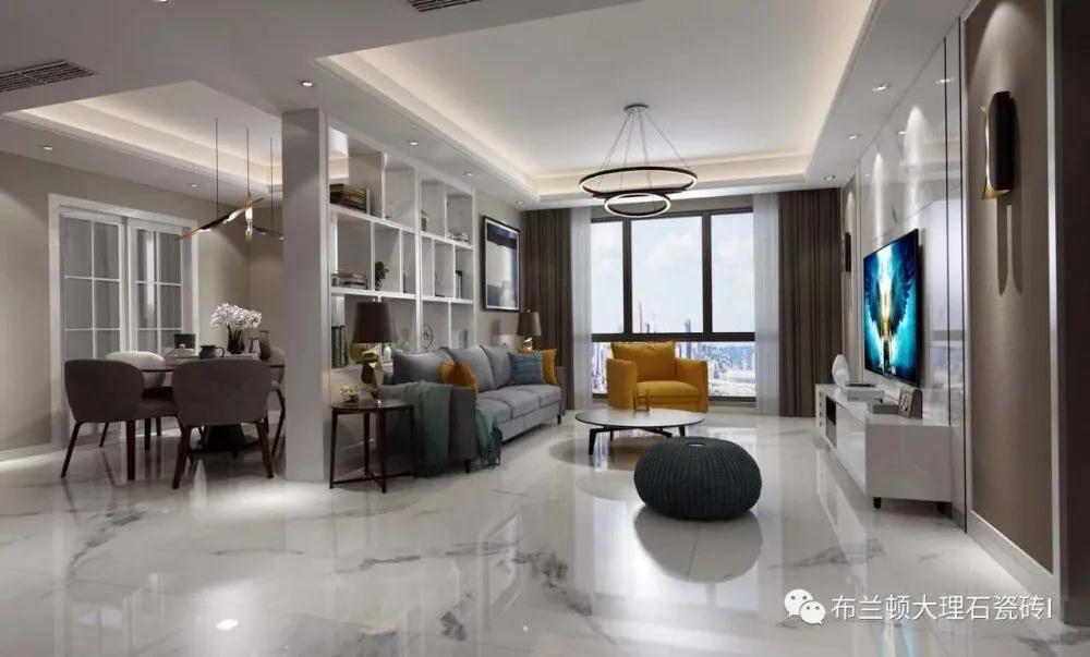 布兰顿大理石瓷砖空间效果 布兰顿大理石瓷砖空间效果