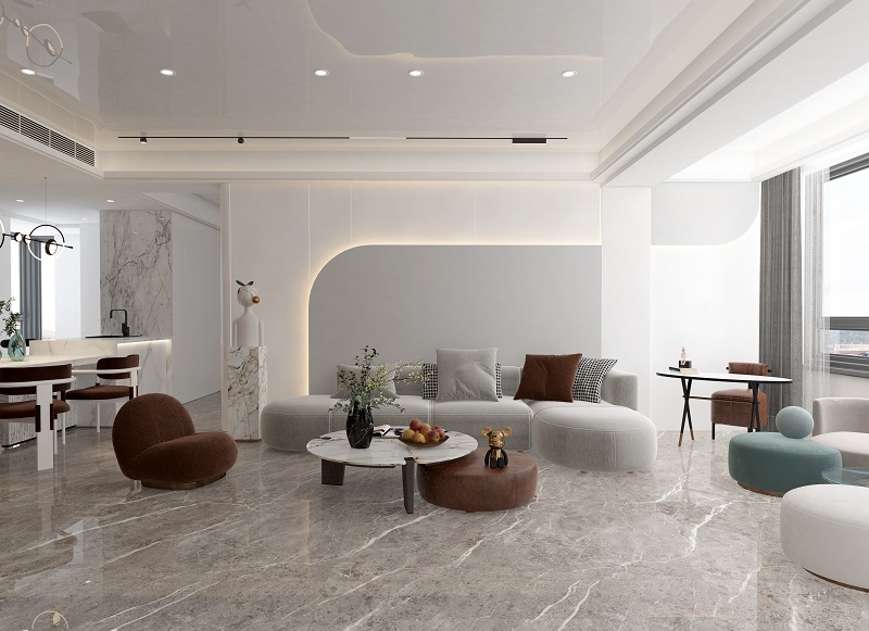 布兰顿大理石瓷砖空间效果 布兰顿大理石瓷砖空间效果